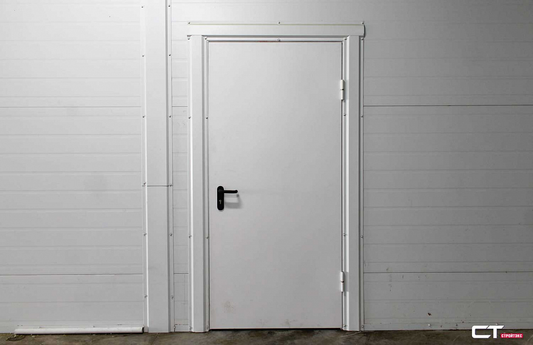 Дверь техническая однопольная металлическая 