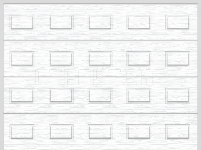 Гаражные секционные ворота DOORHAN с торсионным механизмом RSD02 Филенка