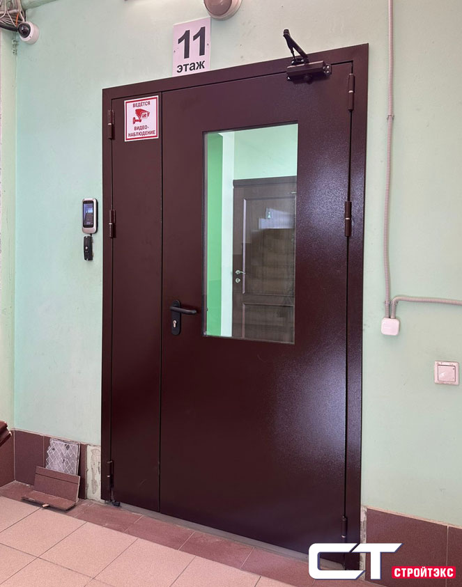 ДПМ-2 EIS60 300х600мм с накладкой из алюминия